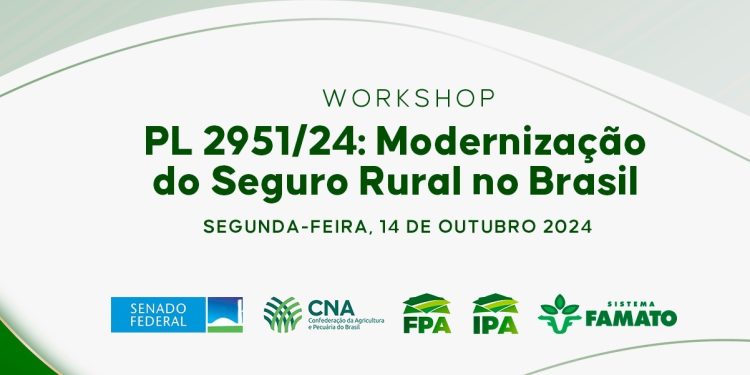 Workshop discute modernização do seguro rural no Brasil