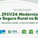 Workshop discute modernização do seguro rural no Brasil