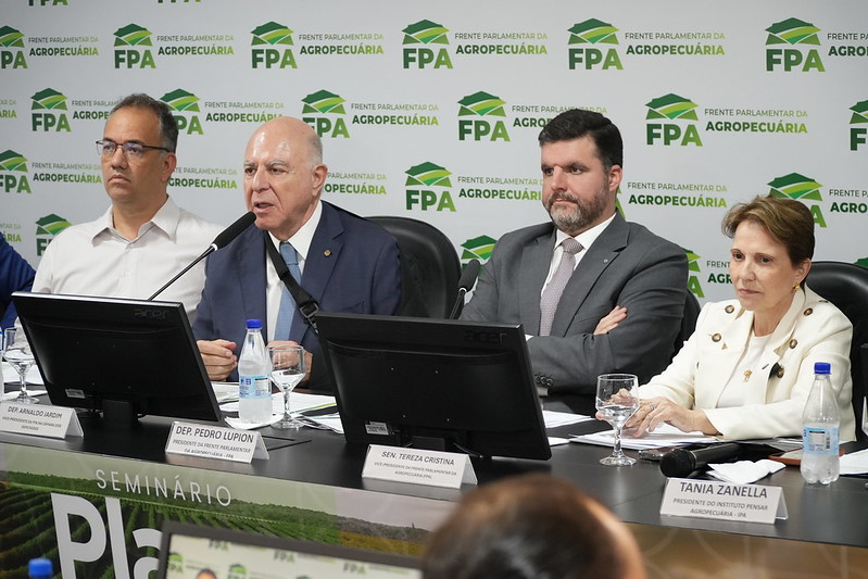 Deputado Arnlado Jardim e Senadora Tereza Cristina
